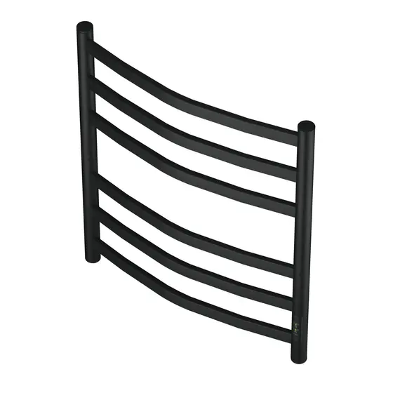 ПОЛОТЕНЦЕСУШИТЕЛЬ ЭЛЕКТРИЧЕСКИЙ POINT АНТЕЯ PN17856B П6 500X600, ДИММЕР СПРАВА, ЧЕРНЫЙ