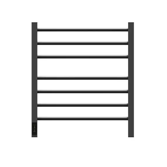 ПОЛОТЕНЦЕСУШИТЕЛЬ ЭЛЕКТРИЧЕСКИЙ POINT ВЕСТА PN70756GR П7 500X600, ДИММЕР СЛЕВА, ГРАФИТ ПРЕМИУМ