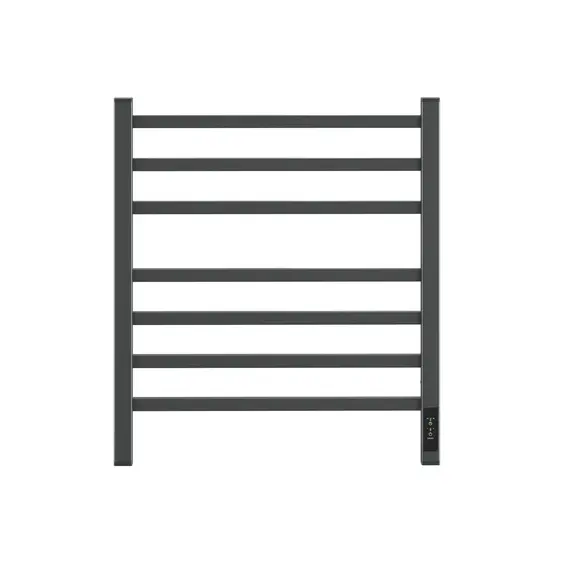 ПОЛОТЕНЦЕСУШИТЕЛЬ ЭЛЕКТРИЧЕСКИЙ POINT ВЕГА PN71856GB П7 500X600, ДИММЕР СПРАВА, ГРАФИТ БЛЕСК