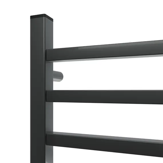 ПОЛОТЕНЦЕСУШИТЕЛЬ ЭЛЕКТРИЧЕСКИЙ POINT ВЕГА PN71856GB П7 500X600, ДИММЕР СПРАВА, ГРАФИТ БЛЕСК