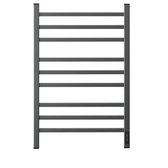 ПОЛОТЕНЦЕСУШИТЕЛЬ ЭЛЕКТРИЧЕСКИЙ POINT ВЕГА PN71858GB П9 500X800, ДИММЕР СПРАВА, ГРАФИТ БЛЕСК