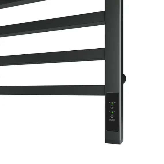 ПОЛОТЕНЦЕСУШИТЕЛЬ ЭЛЕКТРИЧЕСКИЙ POINT ВЕГА PN71858GB П9 500X800, ДИММЕР СПРАВА, ГРАФИТ БЛЕСК