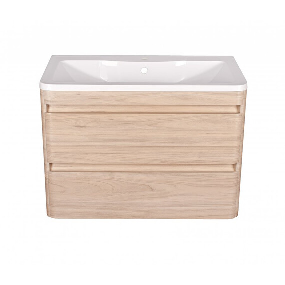 ТУМБА ПОДВЕСНАЯ STYLE LINE "АТЛАНТИКА 100", ЛЮКС ЯСЕНЬ ПЕРЛАМУТР, PLUS