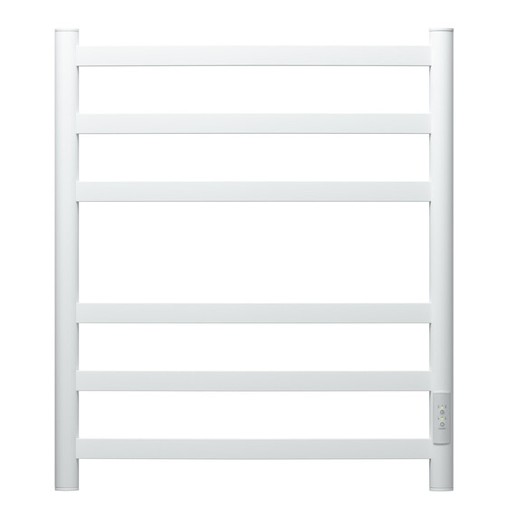 ПОЛОТЕНЦЕСУШИТЕЛЬ ЭЛЕКТРИЧЕСКИЙ POINT АНТЕЯ PN17856W П6 500X600, ДИММЕР СПРАВА, БЕЛЫЙ