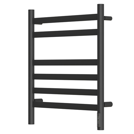 ПОЛОТЕНЦЕСУШИТЕЛЬ ЭЛЕКТРИЧЕСКИЙ POINT СЕЛЕНА PN16856B П6 500X600, ДИММЕР СПРАВА, ЧЕРНЫЙ