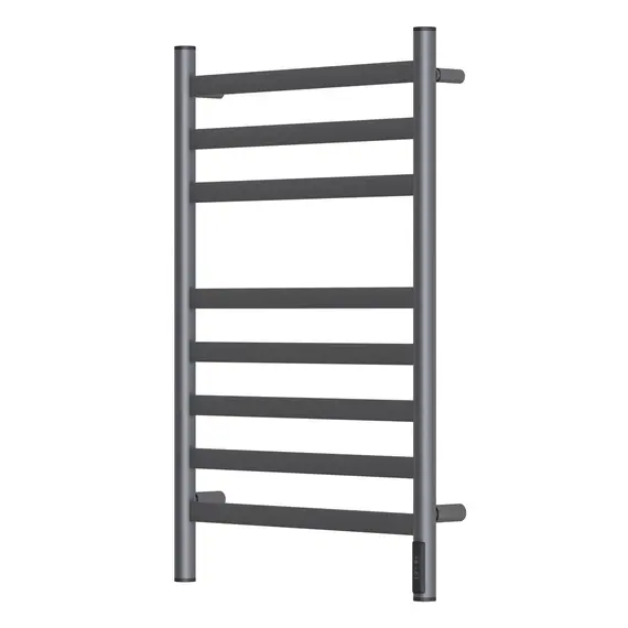 ПОЛОТЕНЦЕСУШИТЕЛЬ ЭЛЕКТРИЧЕСКИЙ POINT СЕЛЕНА PN16858GR П8 500X800, ДИММЕР СПРАВА, ГРАФИТ ПРЕМИУМ	