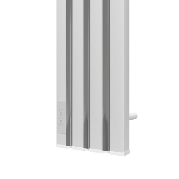 ПОЛОТЕНЦЕСУШИТЕЛЬ ЭЛЕКТРИЧЕСКИЙ POINT ПИАНО PN19722WC 150X1200 ДИММЕР СЛЕВА, БЕЛЫЙ/ХРОМ