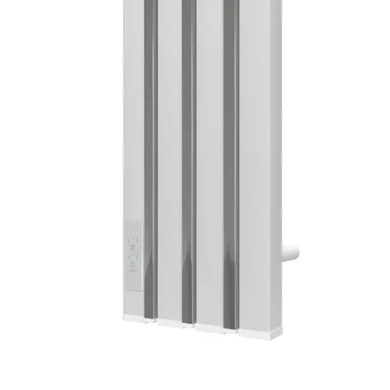 ПОЛОТЕНЦЕСУШИТЕЛЬ ЭЛЕКТРИЧЕСКИЙ POINT ПИАНО PN19722WC 150X1200 ДИММЕР СЛЕВА, БЕЛЫЙ/ХРОМ