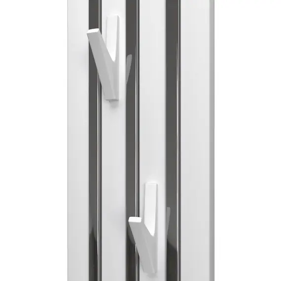 ПОЛОТЕНЦЕСУШИТЕЛЬ ЭЛЕКТРИЧЕСКИЙ POINT ПИАНО PN19722WC 150X1200 ДИММЕР СЛЕВА, БЕЛЫЙ/ХРОМ