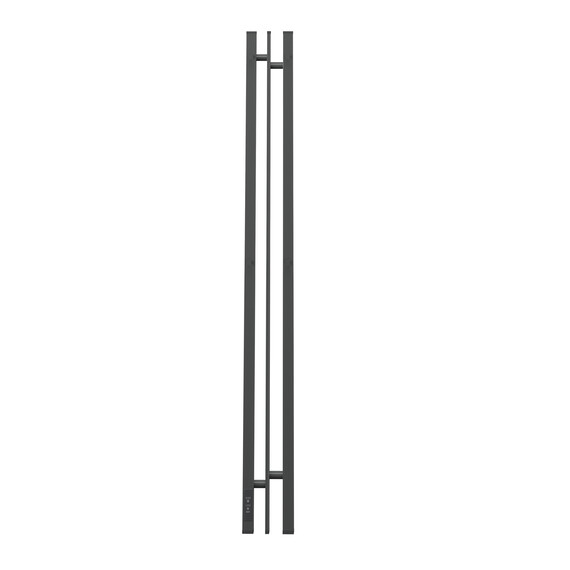 ПОЛОТЕНЦЕСУШИТЕЛЬ ЭЛЕКТРИЧЕСКИЙ POINT ФРЕЯ PN20712GB П2 100X1200 ДИММЕР СЛЕВА, ГРАФИТ БЛЕСК