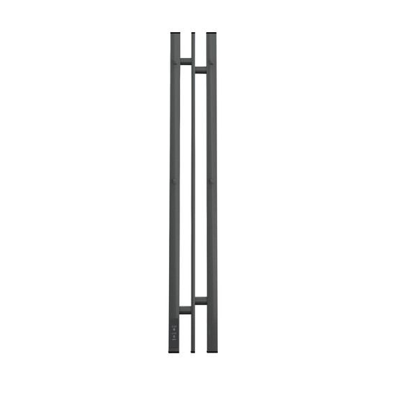 ПОЛОТЕНЦЕСУШИТЕЛЬ ЭЛЕКТРИЧЕСКИЙ POINT ФРЕЯ PN20718GB П2 100X800 ДИММЕР СЛЕВА, ГРАФИТ БЛЕСК