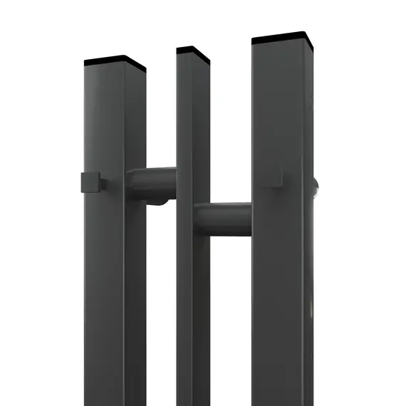 ПОЛОТЕНЦЕСУШИТЕЛЬ ЭЛЕКТРИЧЕСКИЙ POINT ФРЕЯ PN20718GB П2 100X800 ДИММЕР СЛЕВА, ГРАФИТ БЛЕСК