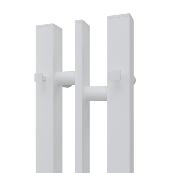 ПОЛОТЕНЦЕСУШИТЕЛЬ ЭЛЕКТРИЧЕСКИЙ POINT ФРЕЯ PN20718W П2 100X800 ДИММЕР СЛЕВА, БЕЛЫЙ