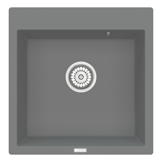 МОЙКА КУХОННАЯ POINT АРБЕЛЬ 51 PN3001AL, СЕРЫЙ