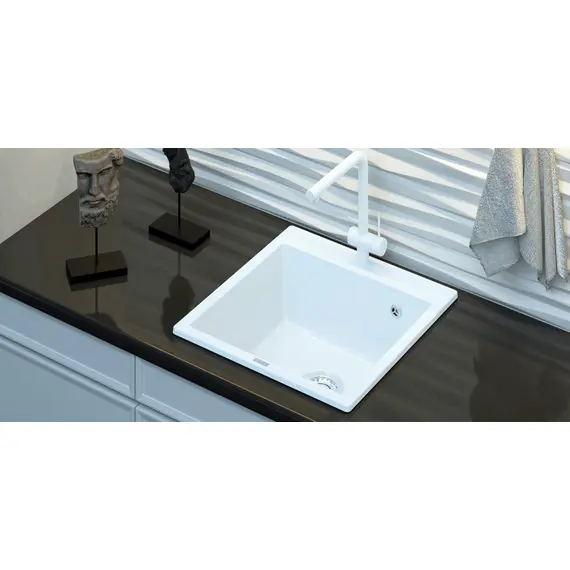 МОЙКА КУХОННАЯ POINT АРБЕЛЬ 51 PN3001AL, СЕРЫЙ