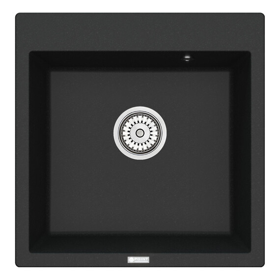 МОЙКА КУХОННАЯ POINT АРБЕЛЬ 51 PN3001B, ЧЕРНЫЙ
