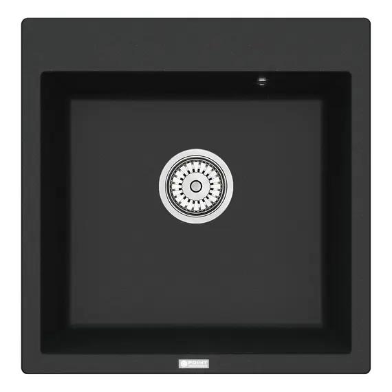 МОЙКА КУХОННАЯ POINT АРБЕЛЬ 51 PN3001B, ЧЕРНЫЙ