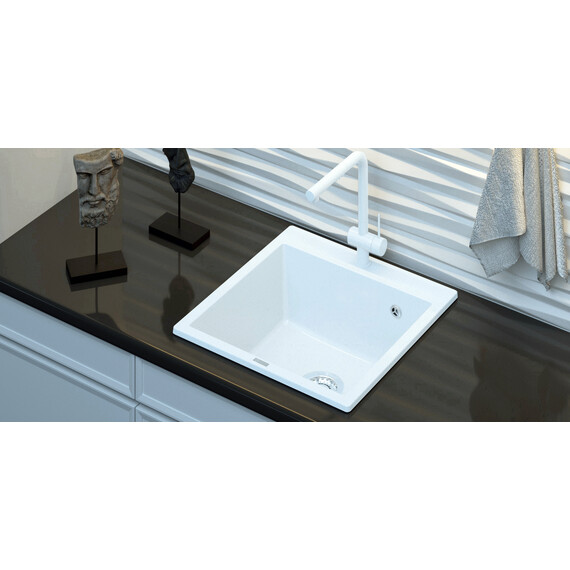 МОЙКА КУХОННАЯ POINT АРБЕЛЬ 51 PN3001B, ЧЕРНЫЙ