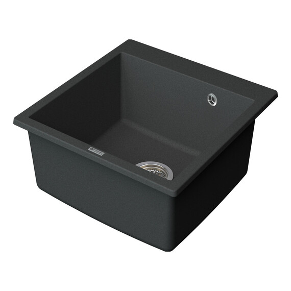 МОЙКА КУХОННАЯ POINT АРБЕЛЬ 51 PN3001GR, ГРАФИТ