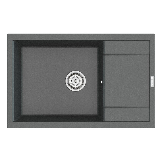 МОЙКА КУХОННАЯ POINT ВЕЛЕТА 78 PN3002GR, ГРАФИТ