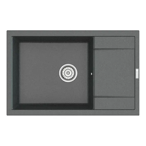 МОЙКА КУХОННАЯ POINT ВЕЛЕТА 78 PN3002GR, ГРАФИТ