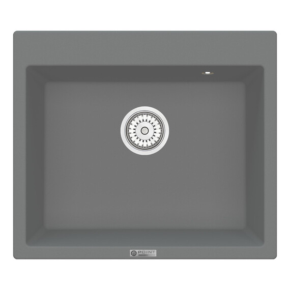 МОЙКА КУХОННАЯ POINT БИНГА 60 PN3003AL, СЕРЫЙ