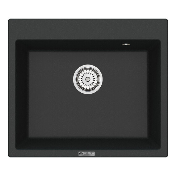 МОЙКА КУХОННАЯ POINT БИНГА 60 PN3003B, ЧЕРНЫЙ
