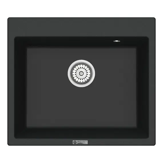 МОЙКА КУХОННАЯ POINT БИНГА 60 PN3003B, ЧЕРНЫЙ