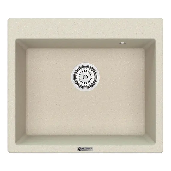МОЙКА КУХОННАЯ POINT БИНГА 60 PN3003BG, СВЕТЛО-БЕЖЕВЫЙ