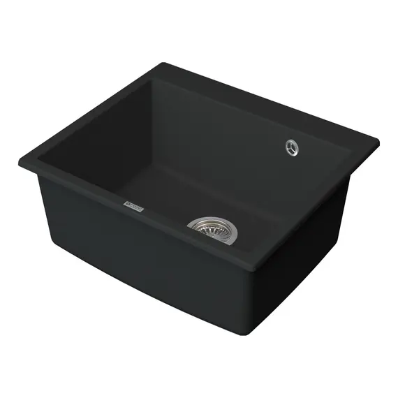 МОЙКА КУХОННАЯ POINT БИНГА 60 PN3003B, ЧЕРНЫЙ