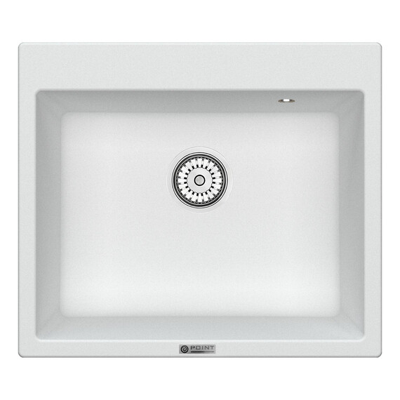 МОЙКА КУХОННАЯ POINT БИНГА 60 PN3003W, БЕЛЫЙ