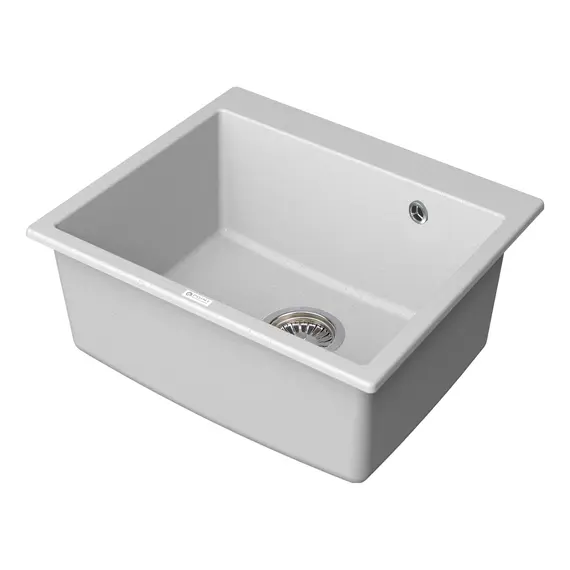 МОЙКА КУХОННАЯ POINT БИНГА 60 PN3003W, БЕЛЫЙ