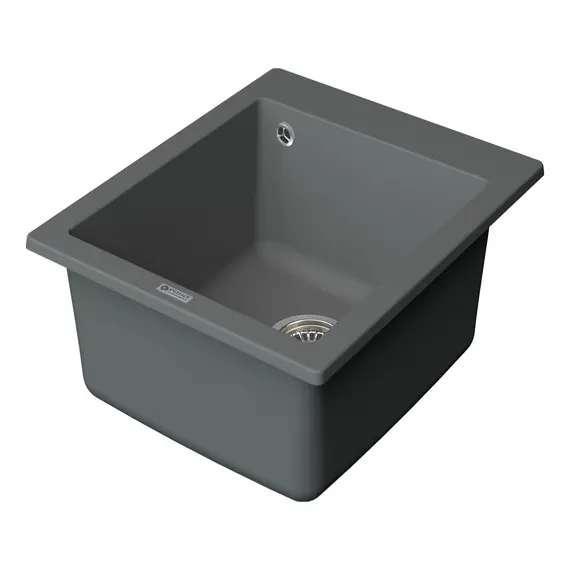 МОЙКА КУХОННАЯ POINT ДИНАРА 42 PN3004AL, СЕРЫЙ