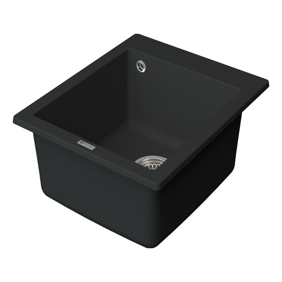 МОЙКА КУХОННАЯ POINT ДИНАРА 42 PN3004B, ЧЕРНЫЙ