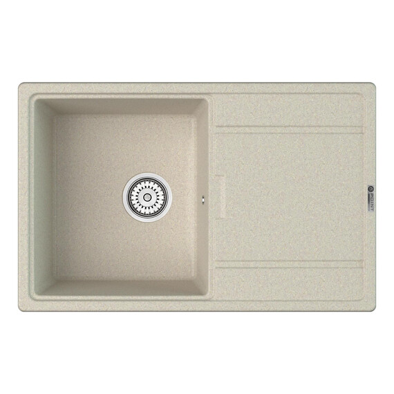 МОЙКА КУХОННАЯ POINT ЛАУРА 78 PN3005BG, СВЕТЛО-БЕЖЕВЫЙ