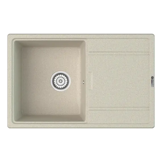МОЙКА КУХОННАЯ POINT ЛАУРА 78 PN3005BG, СВЕТЛО-БЕЖЕВЫЙ