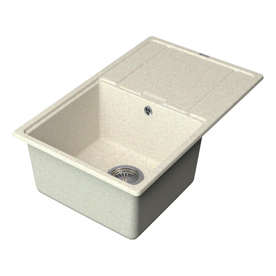 МОЙКА КУХОННАЯ POINT ЛАУРА 78 PN3005BG, СВЕТЛО-БЕЖЕВЫЙ МОЙКА КУХОННАЯ POINT ЛАУРА 78 PN3005BG, СВЕТЛО-БЕЖЕВЫЙ