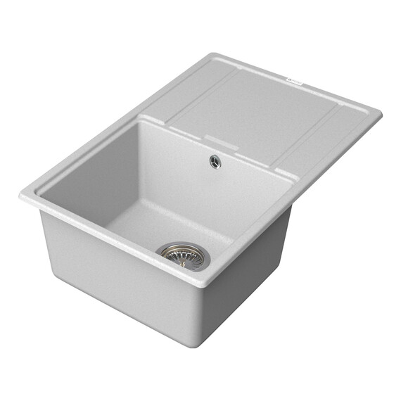 МОЙКА КУХОННАЯ POINT ЛАУРА 78 PN3005W, БЕЛЫЙ