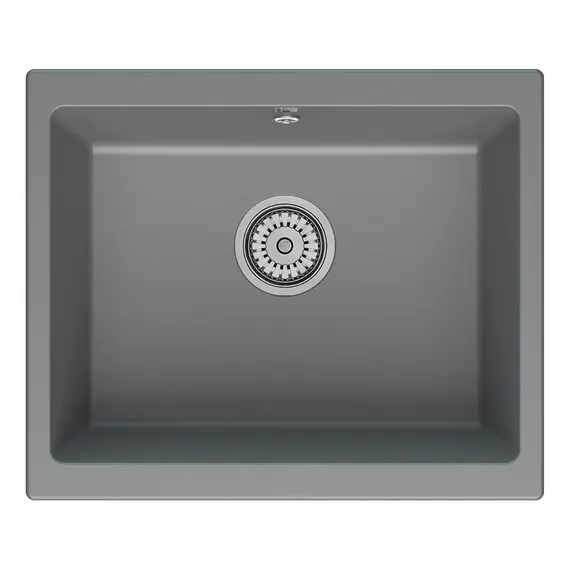 МОЙКА КУХОННАЯ POINT СИДЛИ 55 PN3007AL, СЕРЫЙ