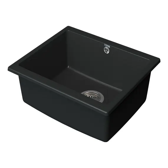 МОЙКА КУХОННАЯ POINT СИДЛИ 55 PN3007B, ЧЕРНЫЙ