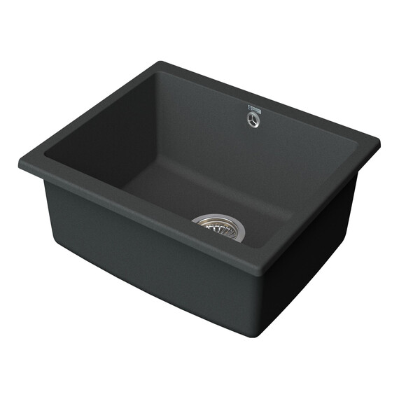 МОЙКА КУХОННАЯ POINT СИДЛИ 55 PN3007GR, ГРАФИТ