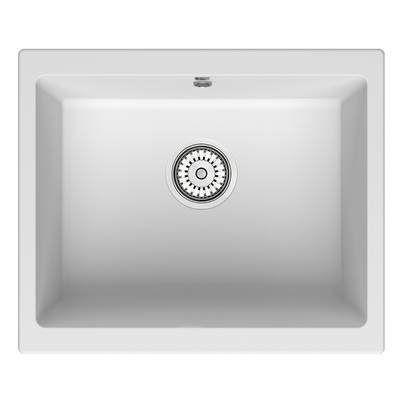 МОЙКА КУХОННАЯ POINT СИДЛИ 55 PN3007W, БЕЛЫЙ