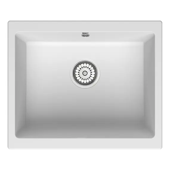 МОЙКА КУХОННАЯ POINT СИДЛИ 55 PN3007W, БЕЛЫЙ