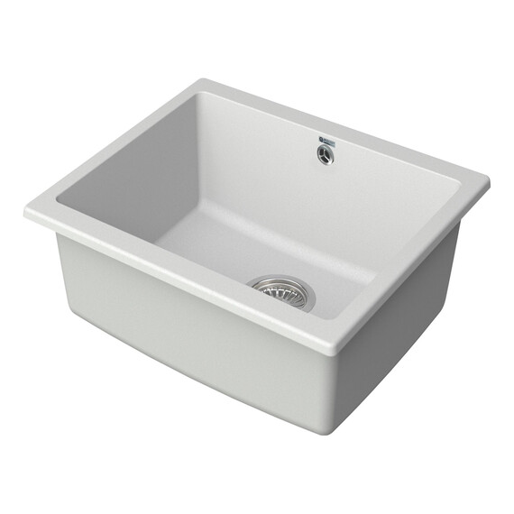 МОЙКА КУХОННАЯ POINT СИДЛИ 55 PN3007W, БЕЛЫЙ