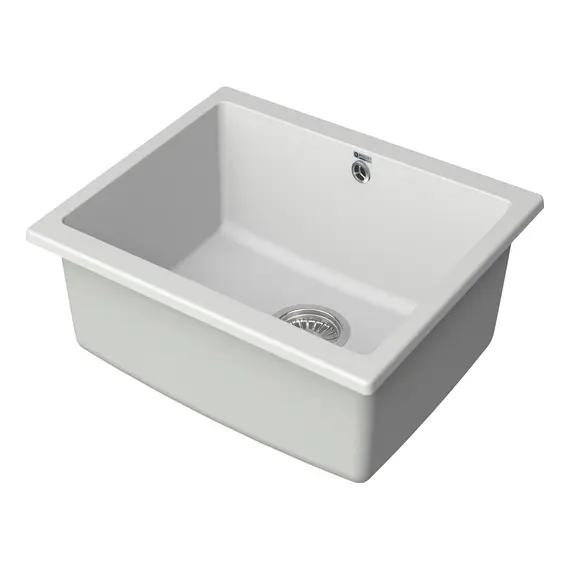 МОЙКА КУХОННАЯ POINT СИДЛИ 55 PN3007W, БЕЛЫЙ