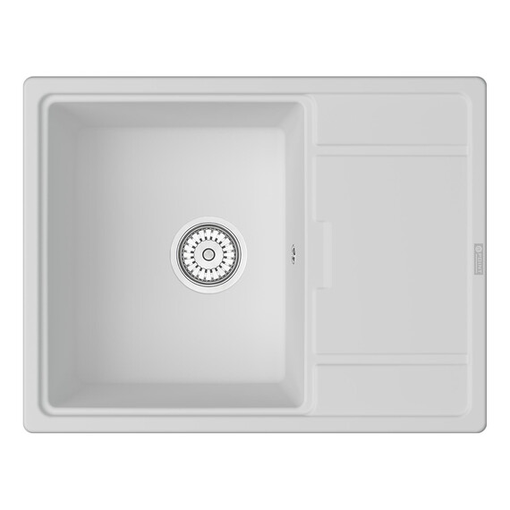 МОЙКА КУХОННАЯ POINT СТИЛ 65 PN3009W, БЕЛЫЙ