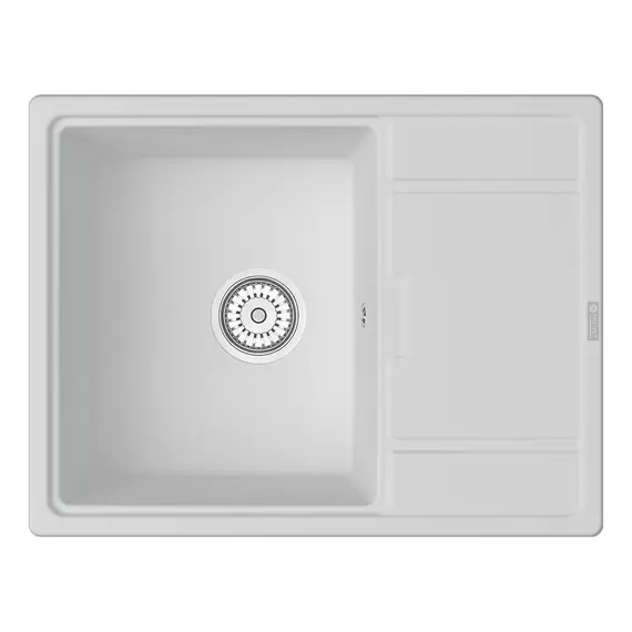 МОЙКА КУХОННАЯ POINT СТИЛ 65 PN3009W, БЕЛЫЙ