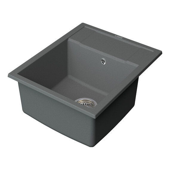 МОЙКА КУХОННАЯ POINT РИМО 60 PN3010AL, СЕРЫЙ