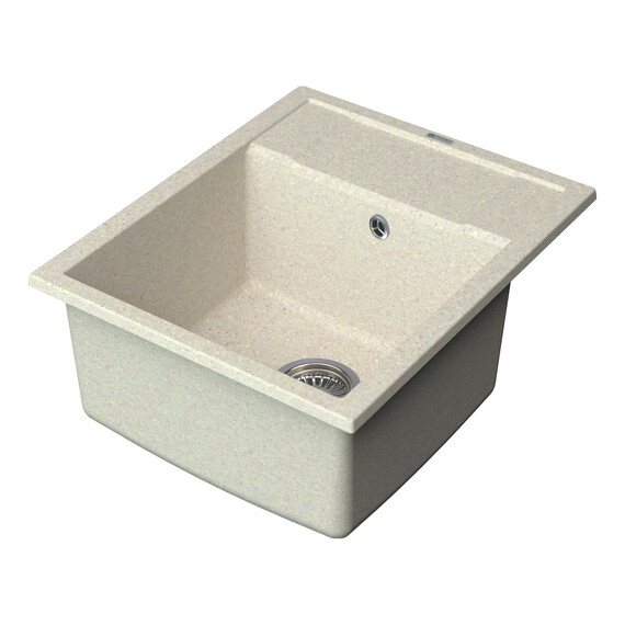 МОЙКА КУХОННАЯ POINT РИМО 60 PN3010BG, СВЕТЛО-БЕЖЕВЫЙ