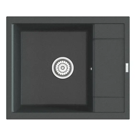 МОЙКА КУХОННАЯ POINT РИМО 60 PN3010GR, ГРАФИТ